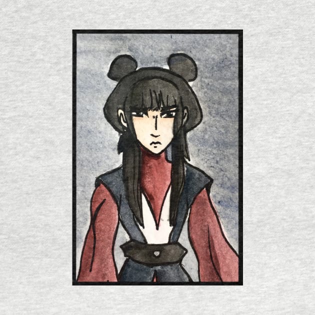 The Last Paintbender: Mai Avatar Watercolour by TheDoodlemancer